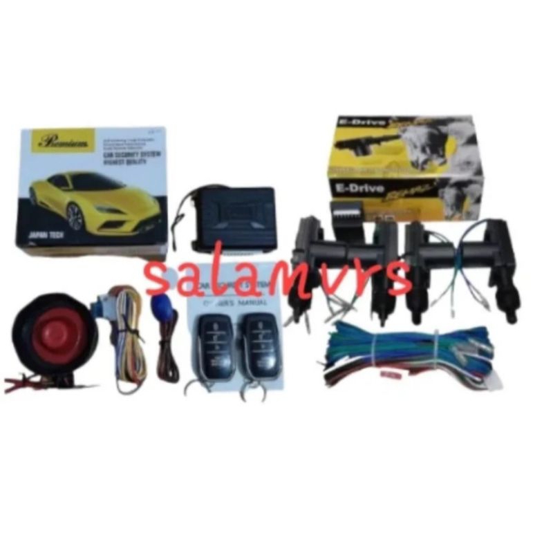 alarm remote mobil + central lock 4 pintu universal mobil