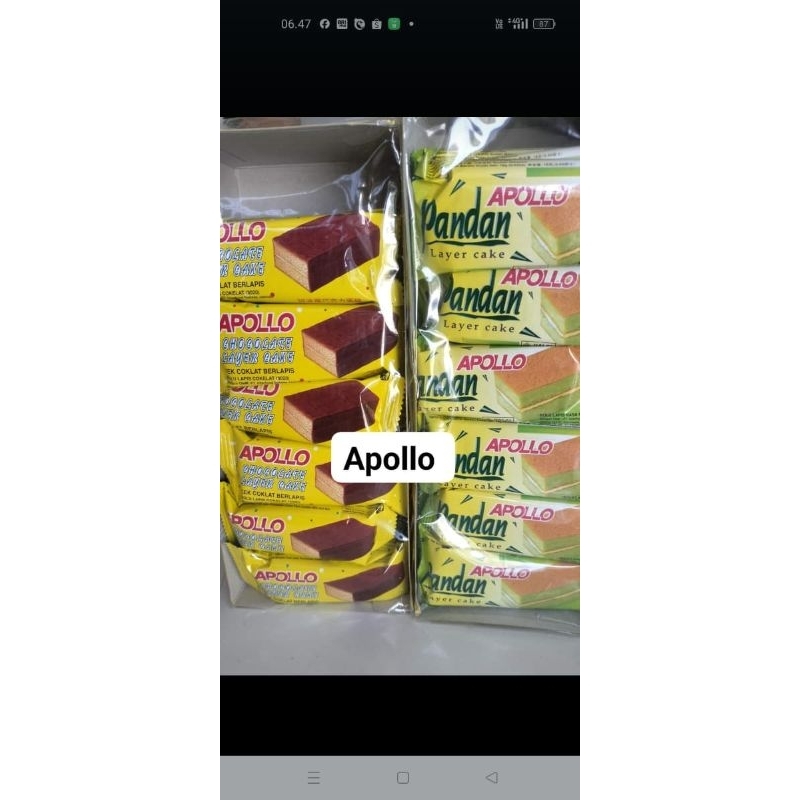 

APOLLO PANDAN,DAN COKELAT /BOX ISI 24PSC
