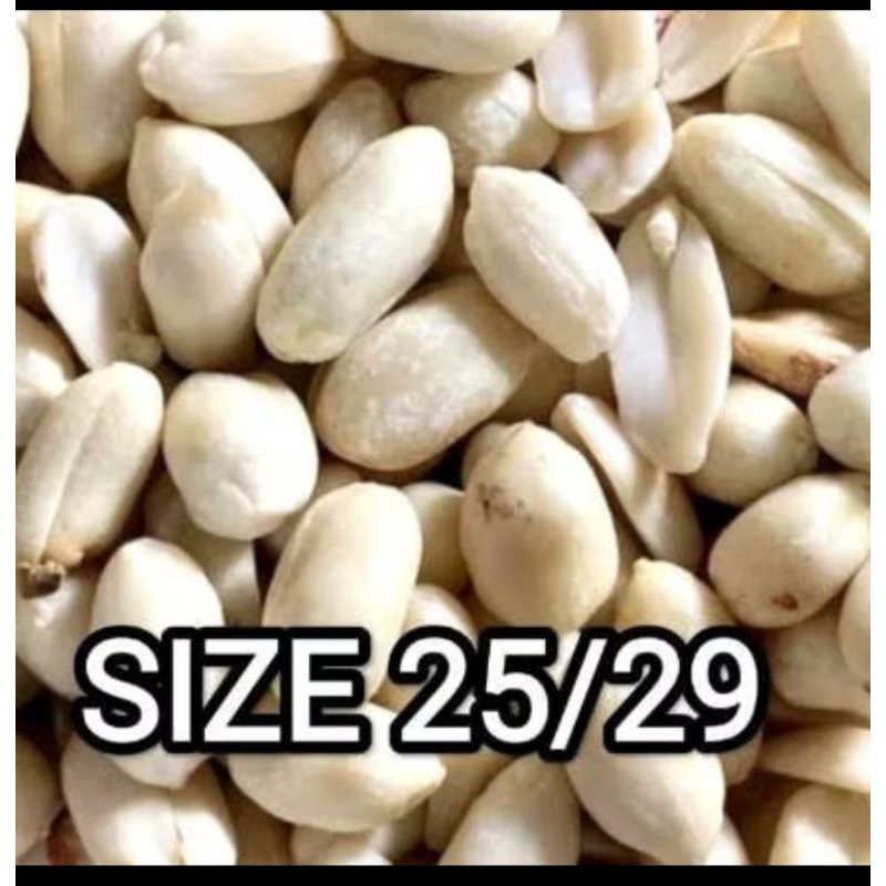 

Kacang Tanah Kupas Kulit Mentah Super Size 25/29 500 gr