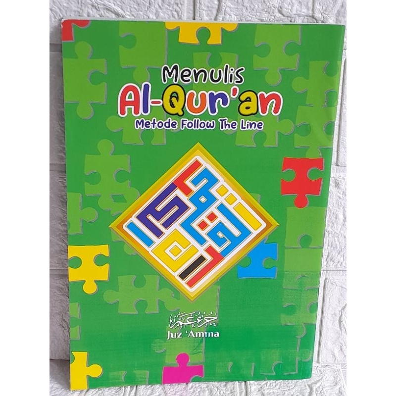 Menulis alquran merode follow the line