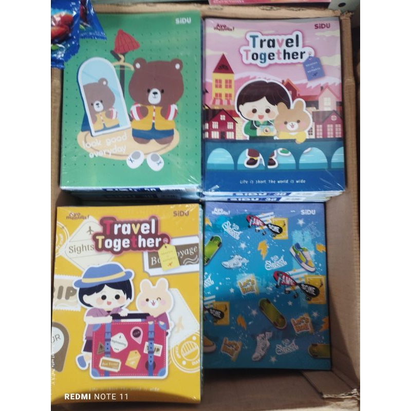 

1 Pack (10 pcs) Buku tulis SIDU 38 lembar