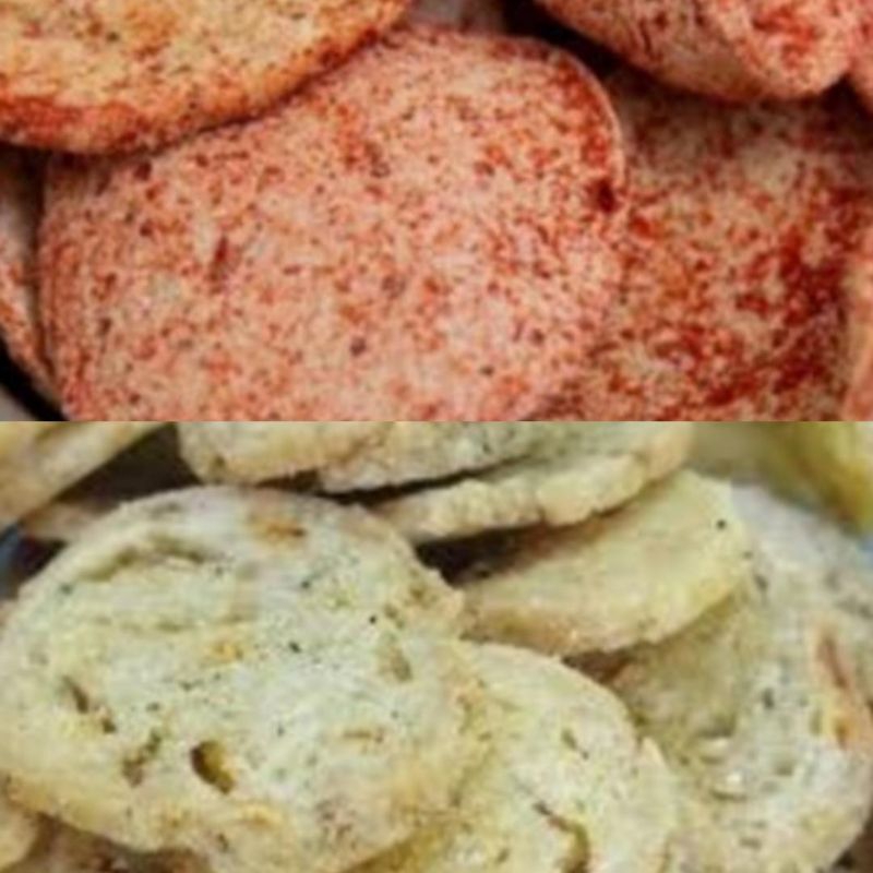 

500g Basreng/Keripik Bakso Goreng Pipih Snack Kiloan Murah