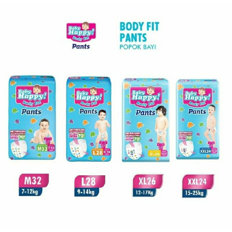 BABY HAPPY POPOK CELANA 1 BAL