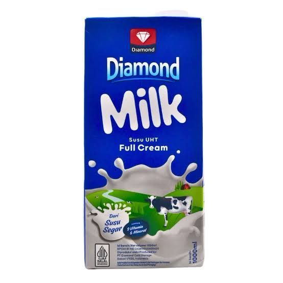 

Susu UHT DIAMOND 1L FullCream Plain