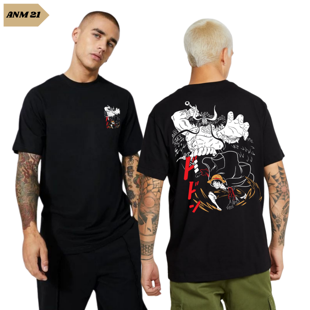 Kaos Onepiece Pria Premium Distro Original Cotton 30s | Kaos Cowok Korea Style Casual Terbaru