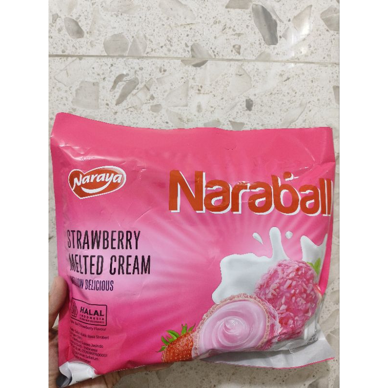 

Naraya Naraball Strawberry Melted Cream Kemasan 300 Gram