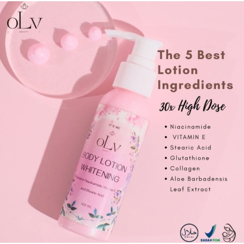 oLv Body Lotion Whitening| oLv beauty | SIAP KIRIM DISTRIBUTOR RESMI