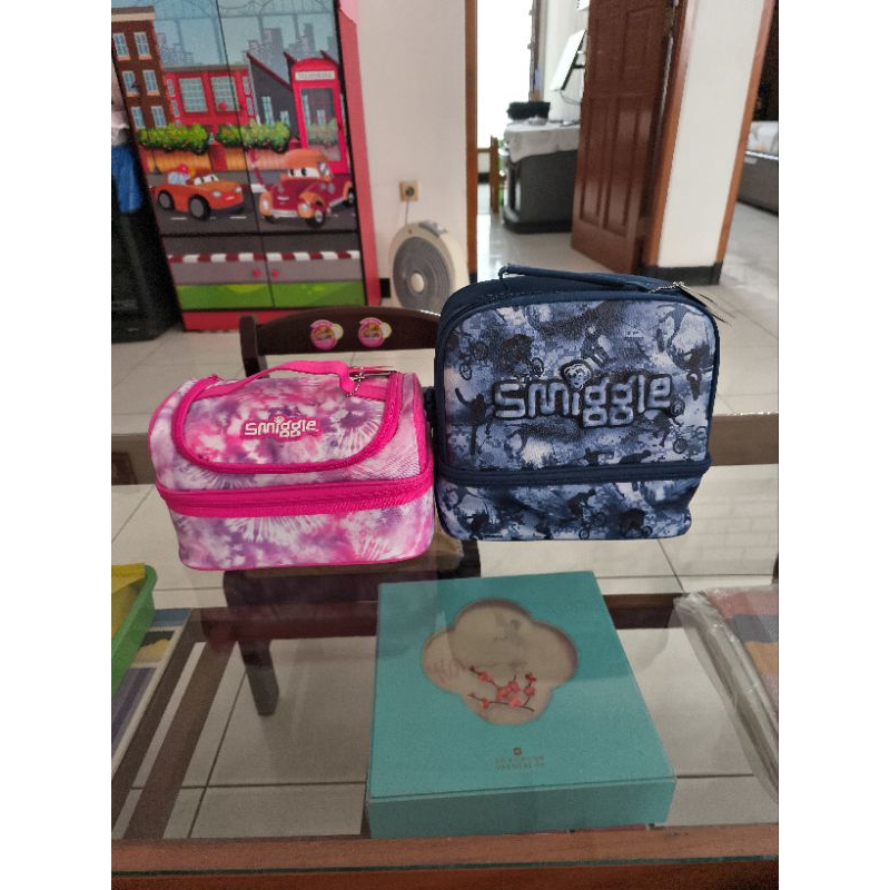 Tas Smiggle Lunchbox Hardtop Double Decker