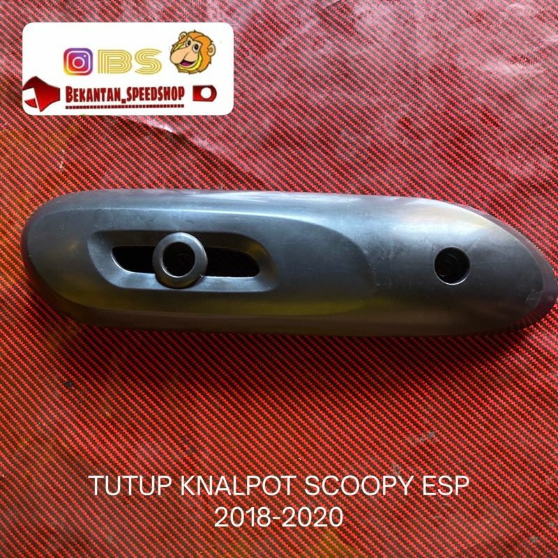 TUTUP KNALPOT SCOOPY ESP 2018-2020