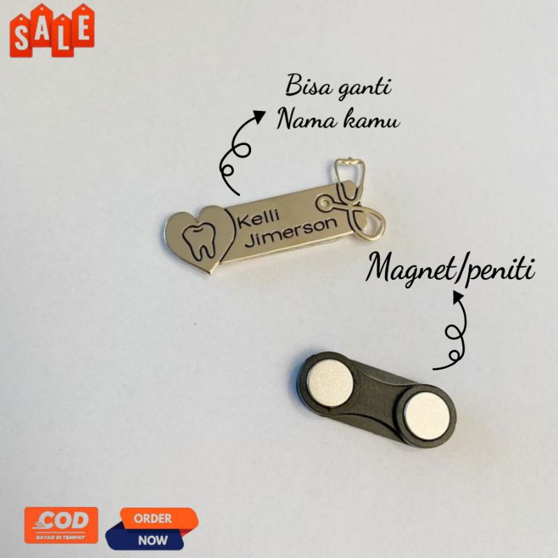 bros dokter gigi mewah bros nama murah bros nama custom elegan