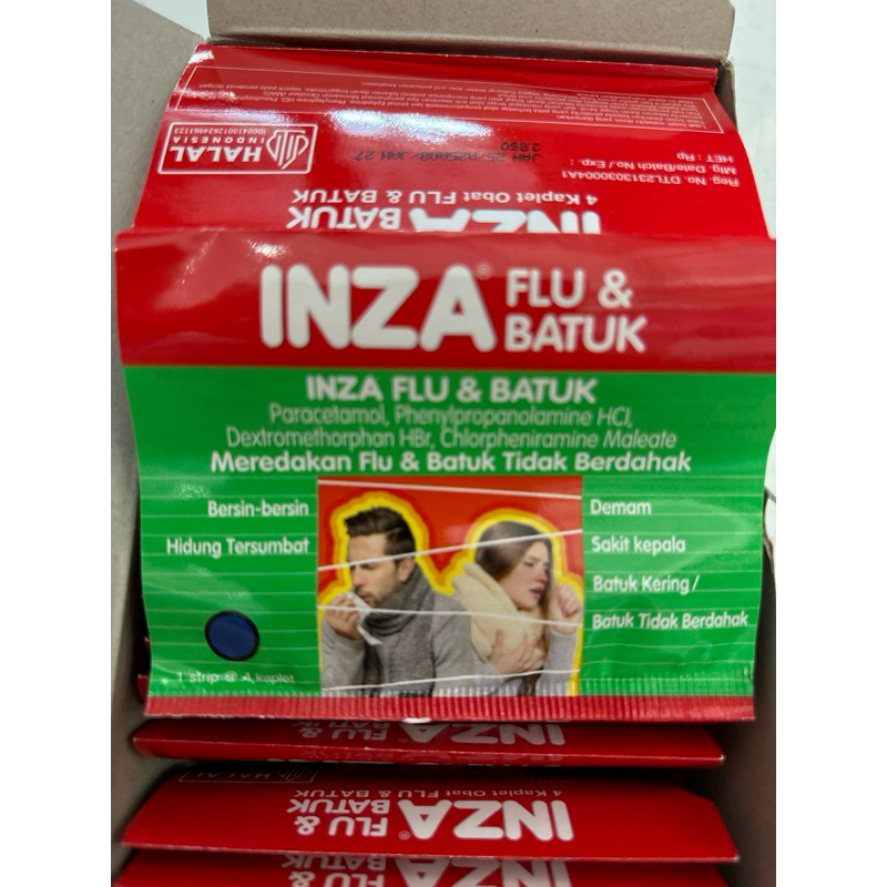 Inza Flu dan batuk 4 kaplet