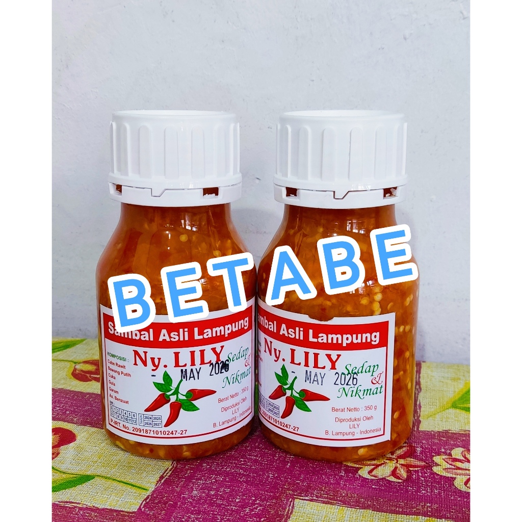 

Sambal Lampung Ny Lily Asli 350gram