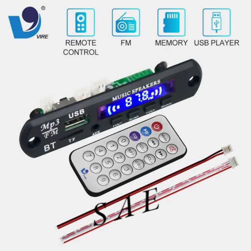 Modul Kit MP3 Player Bluetooth Vire