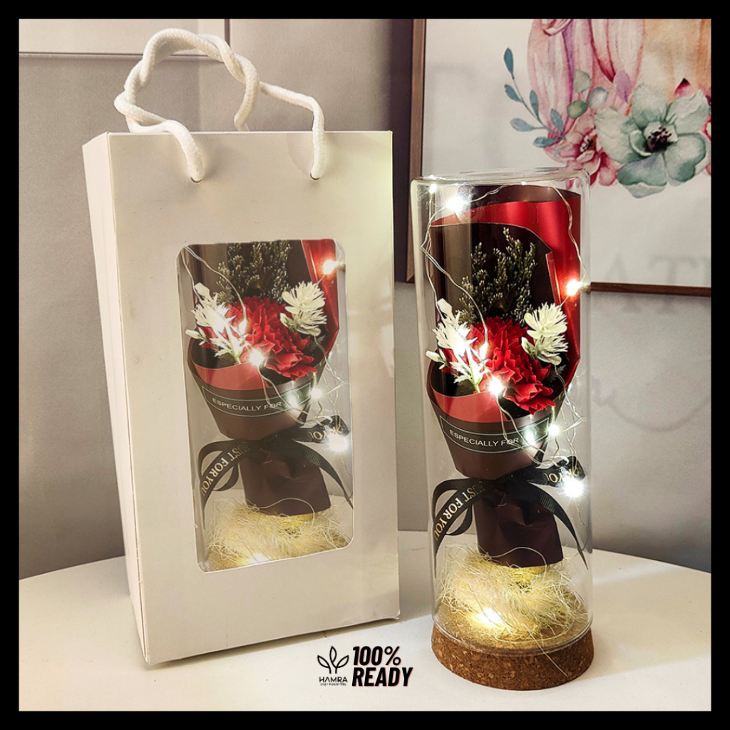 Lampu Bunga Dekorasi / Lampu LED Bunga Mawar Dekorasi Rose / Lampu Led Mawar Gift Box / Lampu Hias