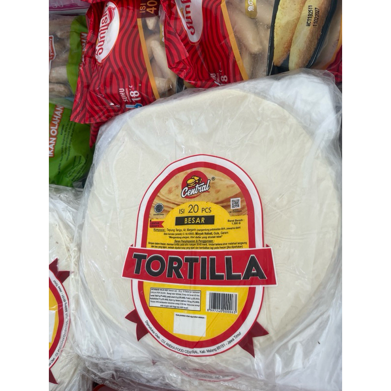 

tortila besar isi 20 Central EL beryl frozen Banjarmasin