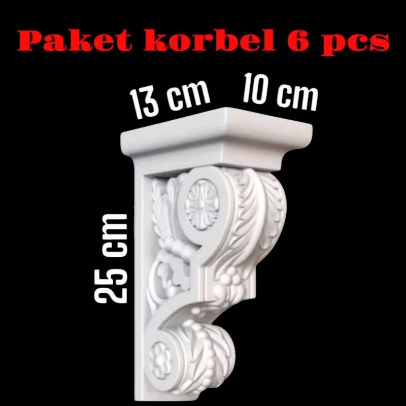 PAKET KORBEL 6 PCS/ornamen/jendela