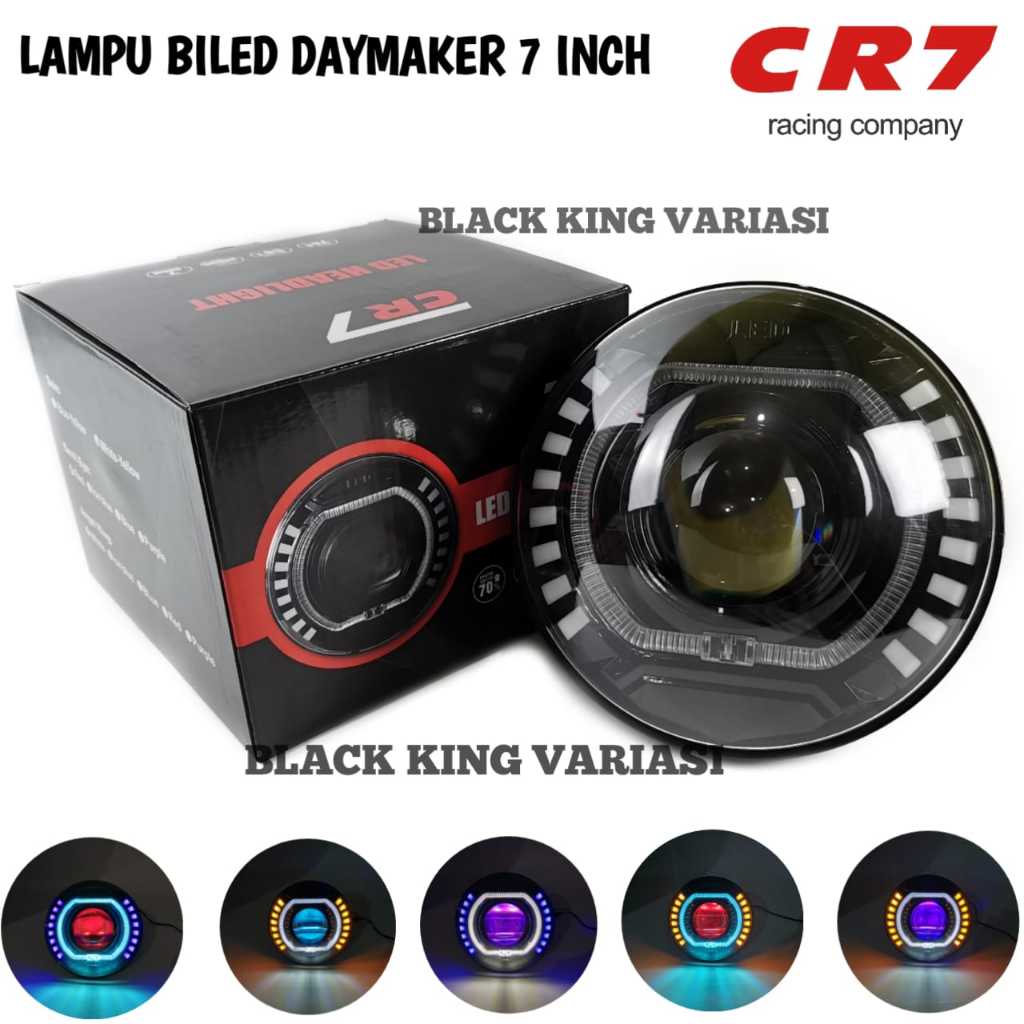 Lampu Biled 7 Inch Lampu LED Projector Biled 7 inch Lampu LED Projie Daymaker Lampu Depan Biled