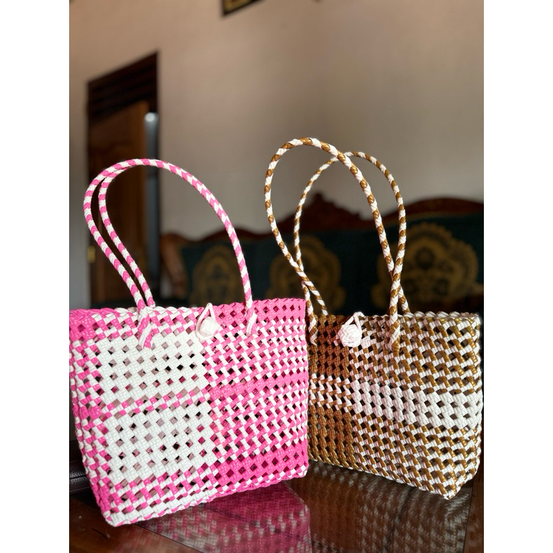 Tas Unik Lucu Anyaman Jali Premium Free Custom Hampers