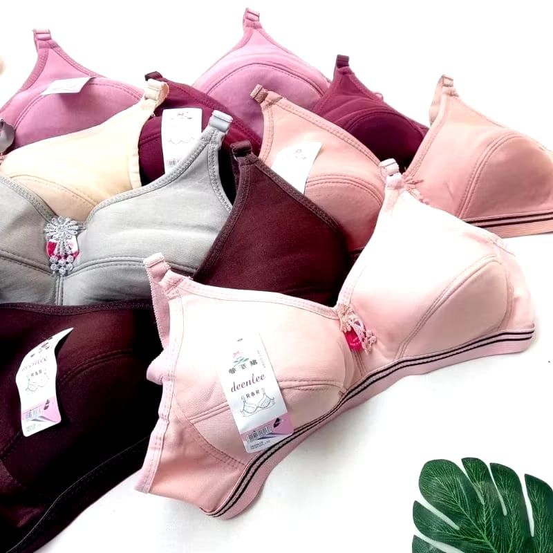 SPESIAL DISKON 6 PCS BH Sport / bh wanita dewas // BH wanita isi 6 PCS wanita murah // Bra tanpa kaw