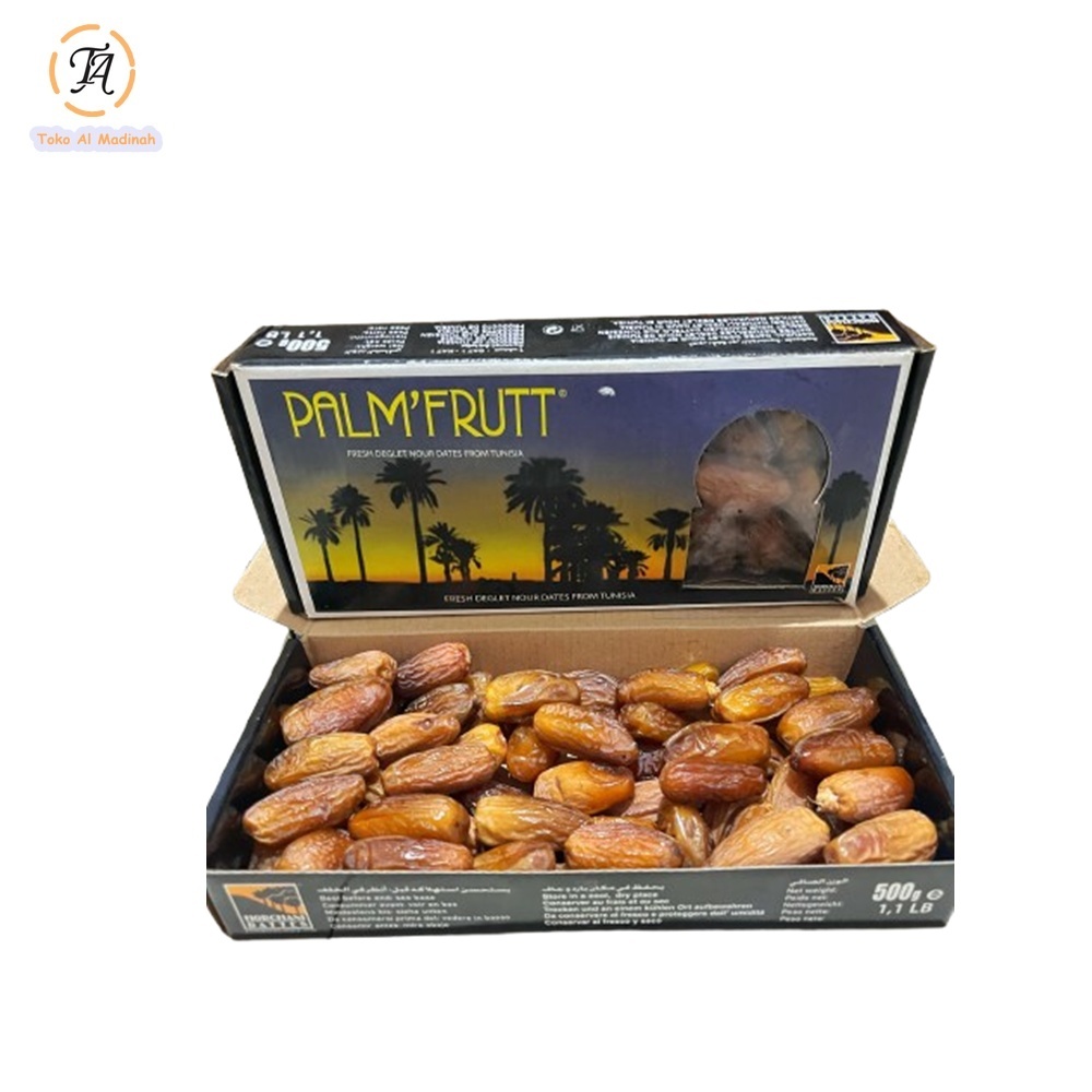 

KURMA TUNISIA NON TANGKAI 500 GR KEMASAN KARDUS