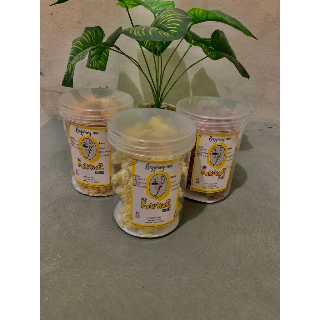 

Rengginang mini khas bogor ketan asli Berat 500 gram