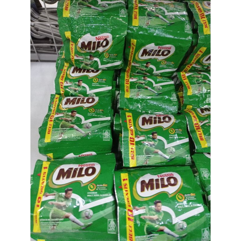 

Nestle Milo 22g 1 Renceng Kebaikan (Malt, Susu, Cokelat)
