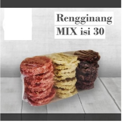 

Rengginang mentah khas bogor ketan asli isi 30 Berat 500gram
