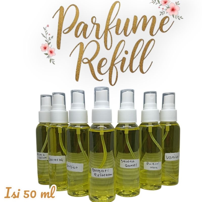 Parfume Refill botol spray 50ml (botol spray plastik)(1)