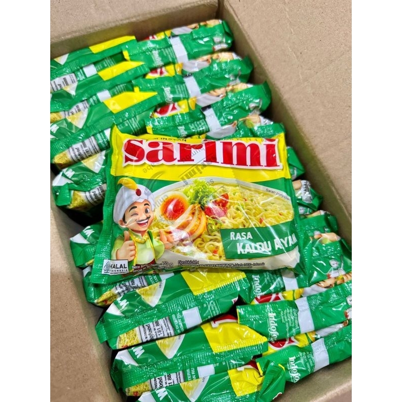 

Sarimi kuah kaldu ayam 1 dus isi 40 pcs