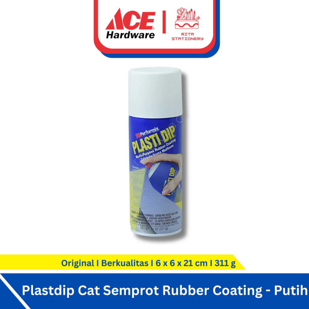 Plastdip Cat Semprot Rubber Coating - Putih