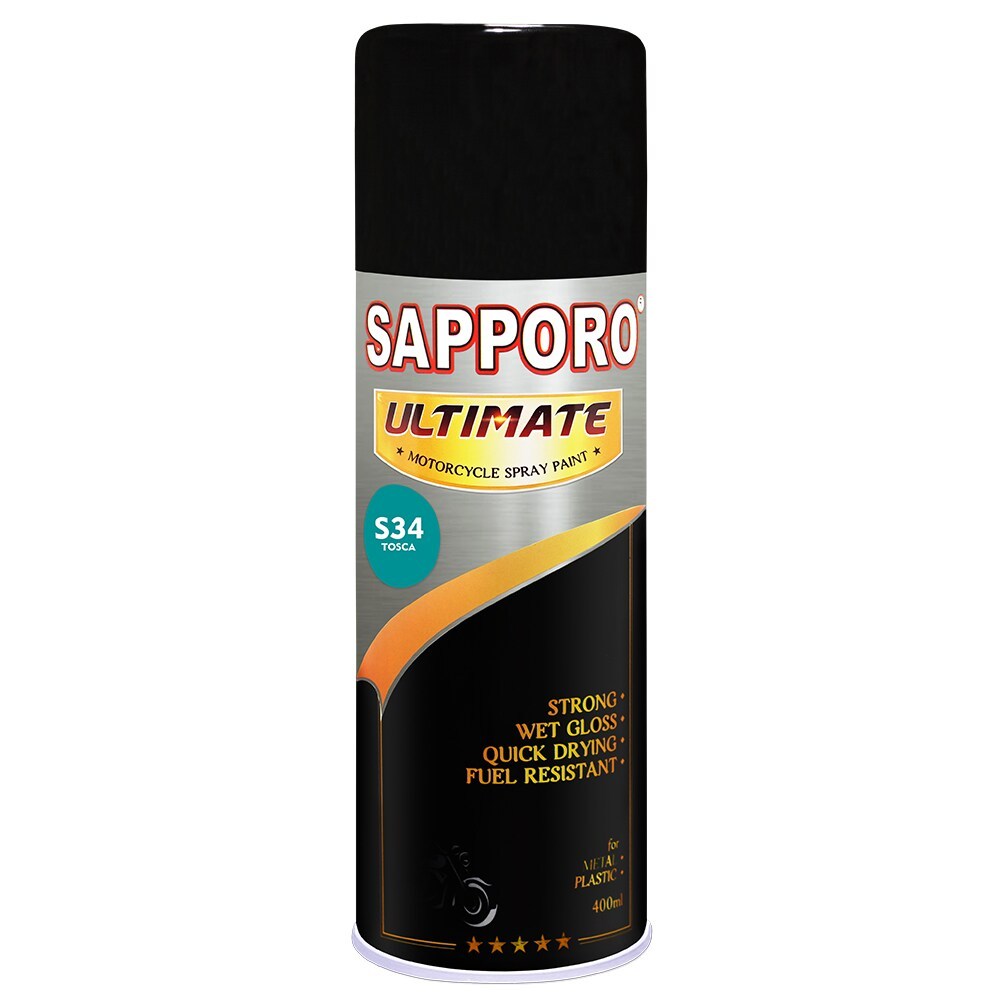 Pilox Cat Semprot SAPPORO ULTIMATE S34 TOSCA 400ml Original Motorcycle Spray Paint Pylox Saporo
