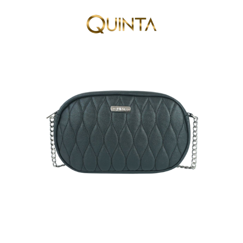QUINTA Aashi Tas Selempang Wanita Oval Bulat Sling Bag Terbaru Kekinian Undangan Pesta Kondangan