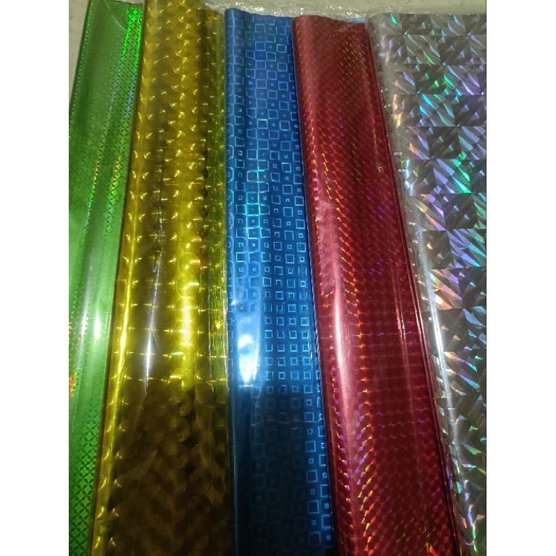 

[10LEMBAR ] KERTAS KADO HOLOGRAM | KERTAS KADO KILAT | KERTAS KADO WARNA