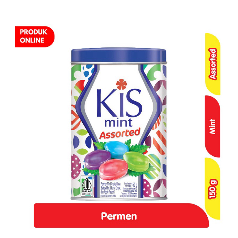 

Permen KIS Mint Aneka Rasa Assorted Kaleng 150 g