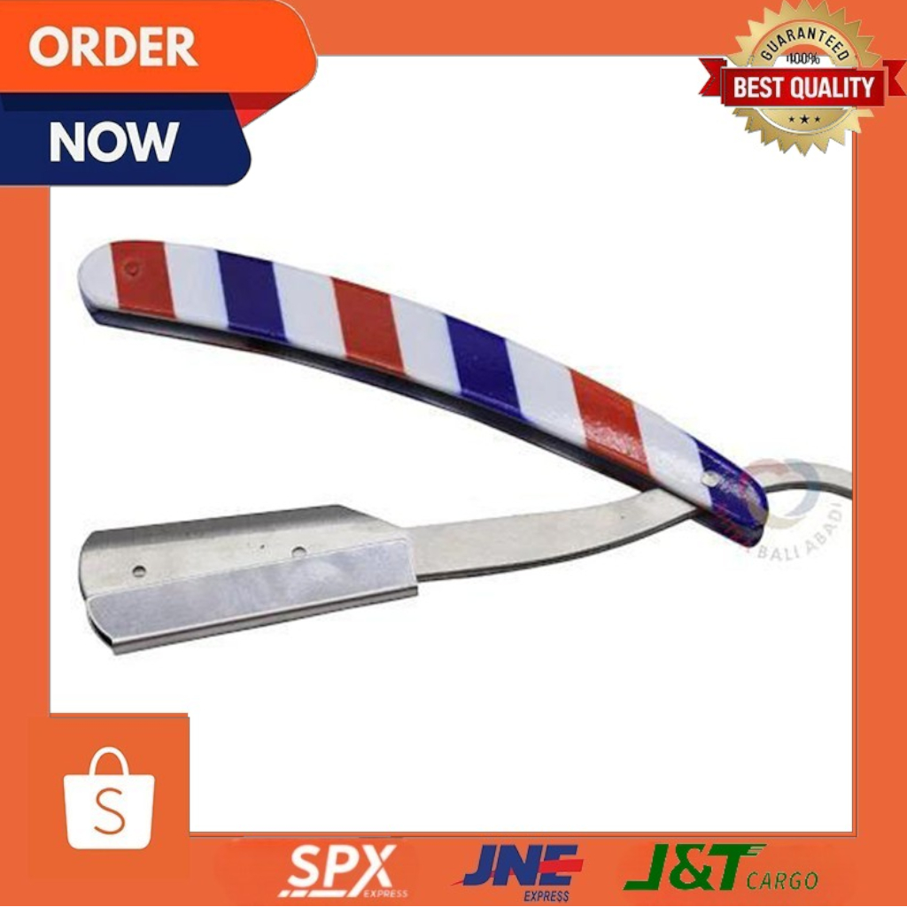 Razor Motif ,Razor Lipat Stainless, Razor Barber, Razor Motif Pelangi