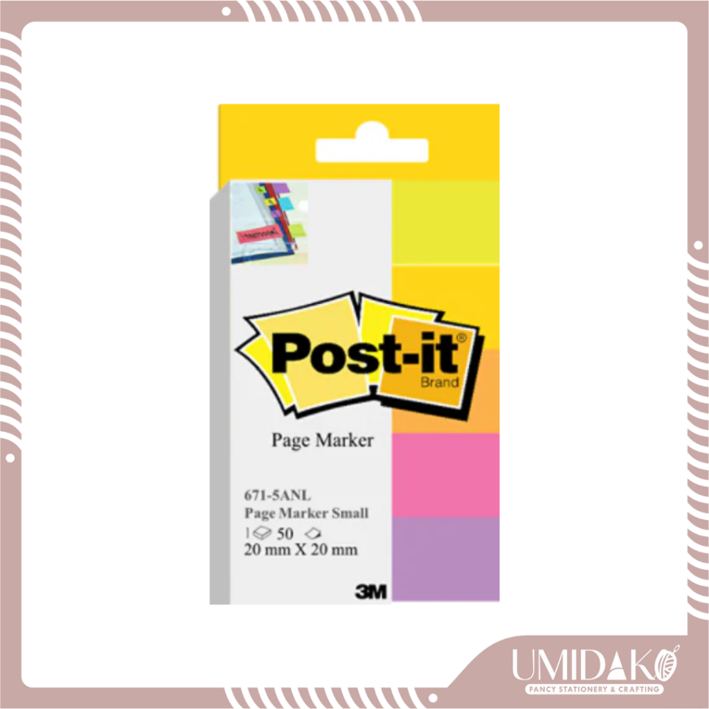 

[UMIDAKO] POST IT STICKY NOTE/PAGE MARKER/PEBATAS HALAMAN