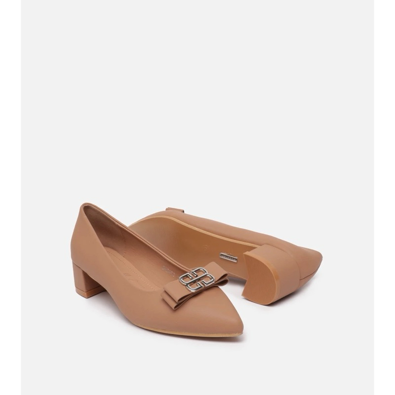 BUCCHERI Sepatu Casual Wanita Full Leather-Dark Beige- bw2003