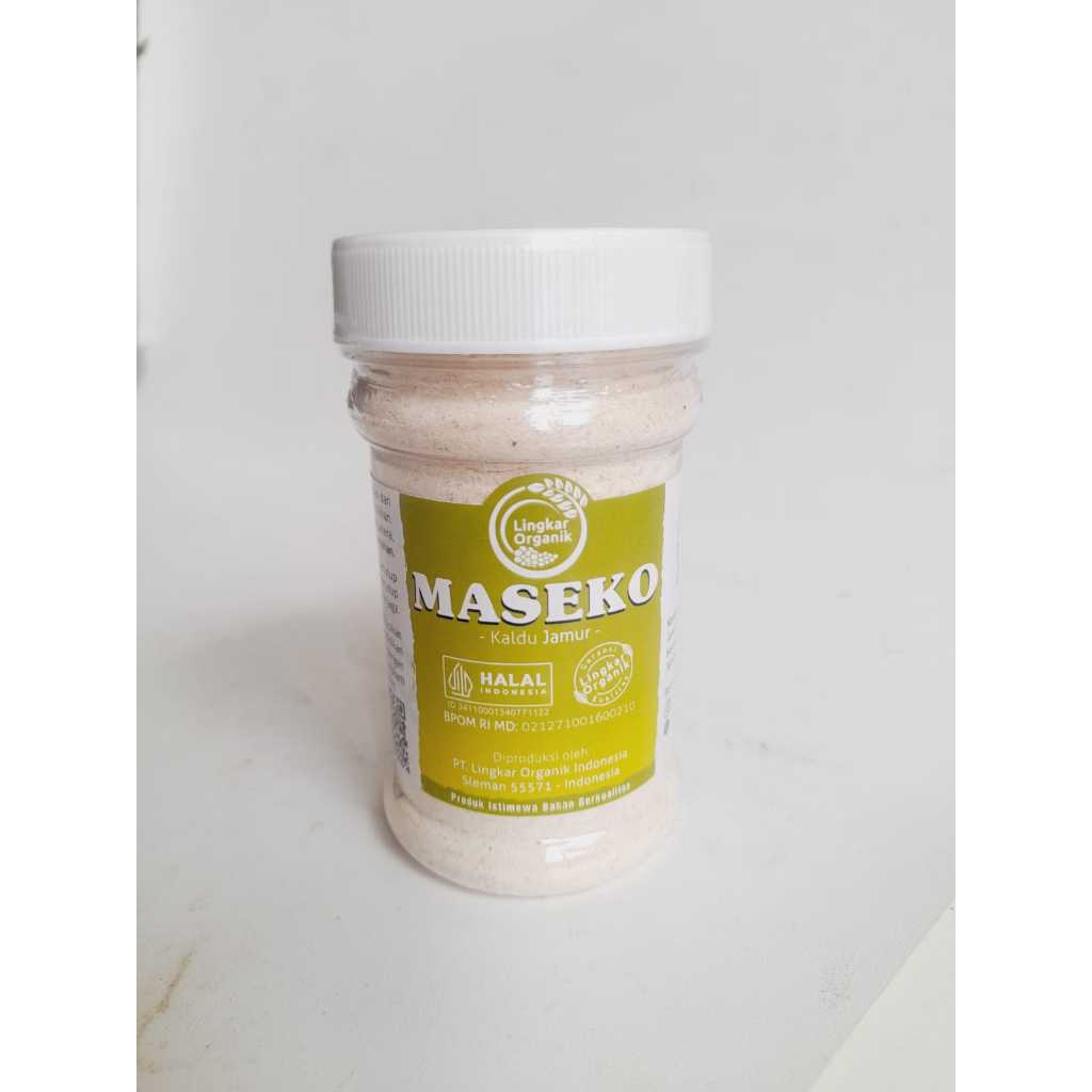 

Lingkar Organik Maseko Kaldu Jamur Natural 80gr.