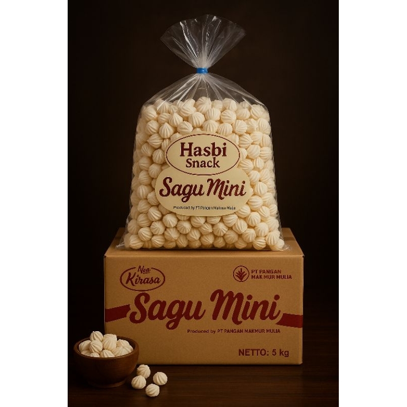 

(KHUSUS INSTAN/SAMEDAY)KUE SAGU MINI SUSU 500g-1kg FREE POPCORN