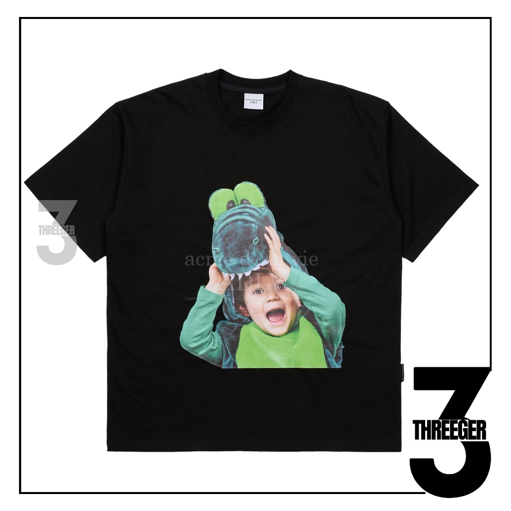 ADLV Baby Face Crocodile Tee Black Original