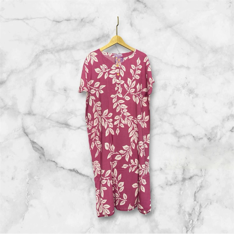 Daster sutra ungu ibu rayon lembut adem dingin daster murah Pekanbaru