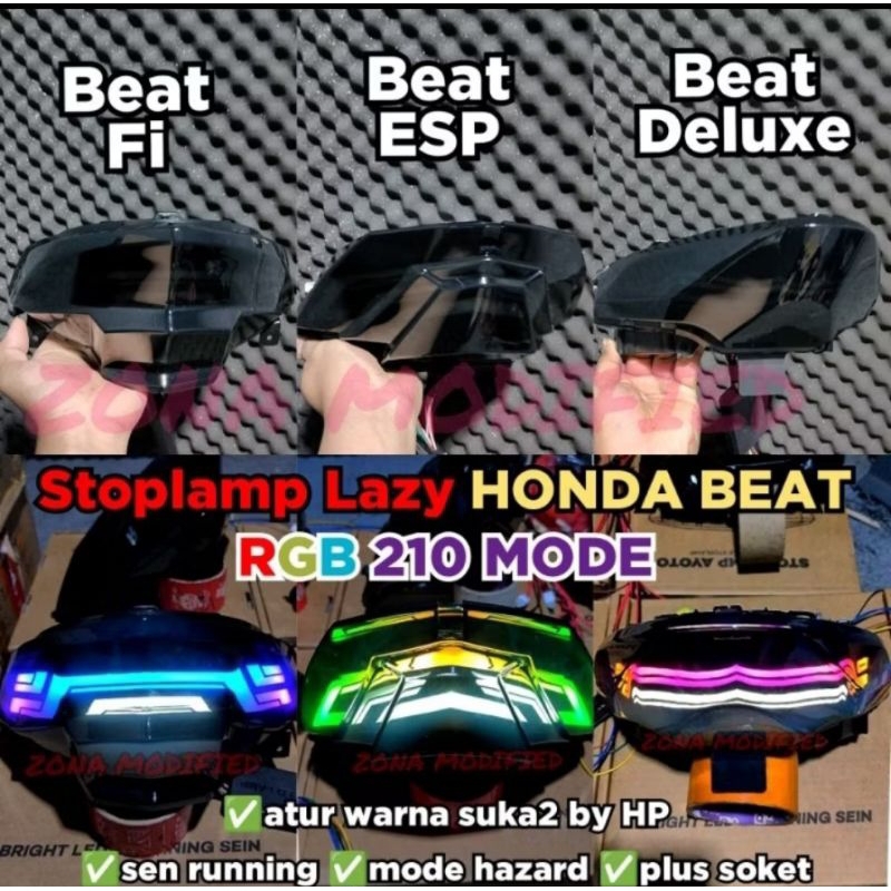 stop lamp leji beat fi/beat esp/beat deluxe/beat street terlaris