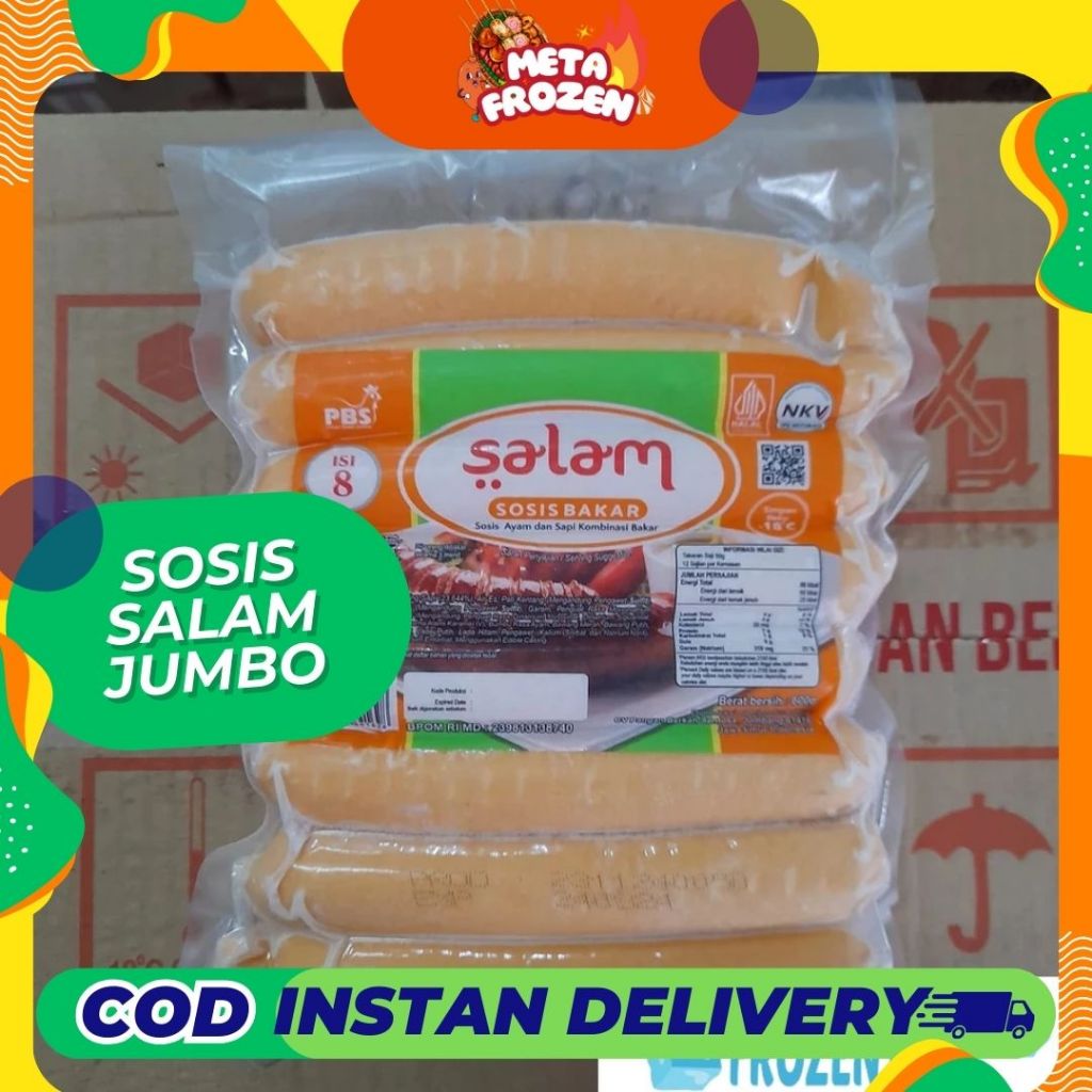 

Sosis Salam Jumbo 600 Gram – Ukuran Besar, Rasa Lebih Nendang!