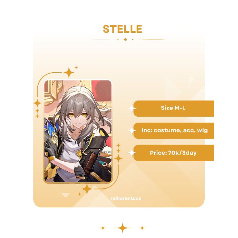 Rental Kostum Stelle Hsr