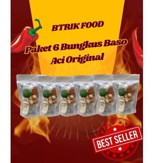 

Paket 6 Bungkus Baso Aci Original BTRIX FOOD