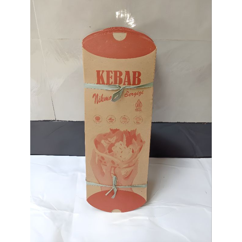 

Bungkus kebab besar tarikan coklat 50 bj gratis ongkir