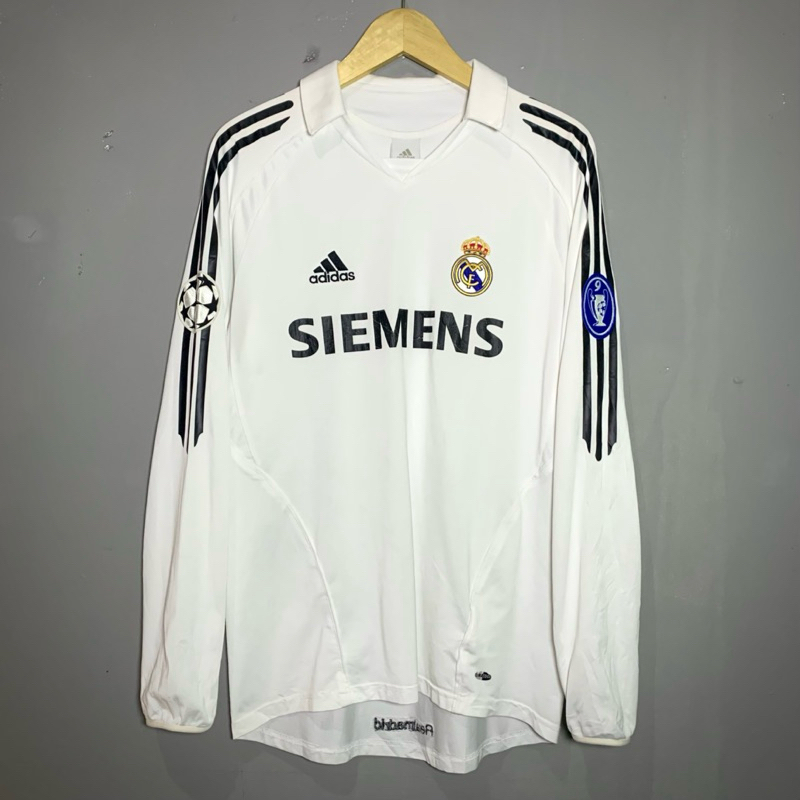 Jersey Original Real Madrid Home 2005/2006 LongSleeve Beckham - M
