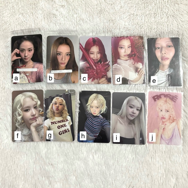 (READY) Official Photocard Blackpink - Rosie - Amortage - Ruby - Alter Ego