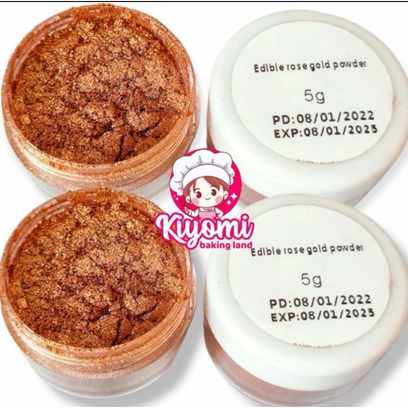 

Edible Rose Gold Glitter 5 Gram Hiasan Kue Emas Bisa Dimakan