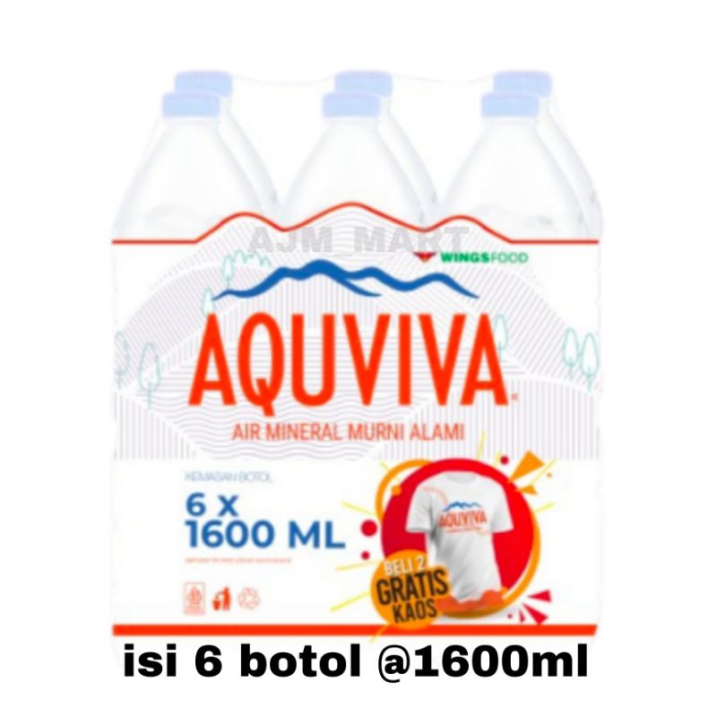 

Air Mineral Wings Aquviva isi 6 botol @1600ml